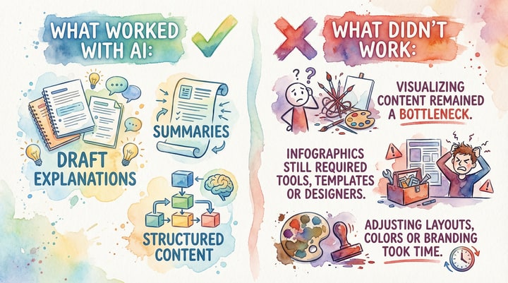 Text Vs Visuals Example BuildMyGraphic: From Education Platform to Visual AI Infrastructure - Blog