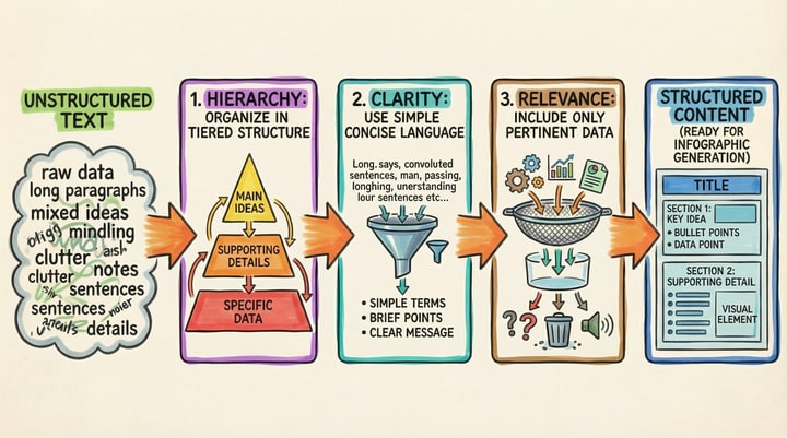 How to Structure Information for Clear Infographics - Guide