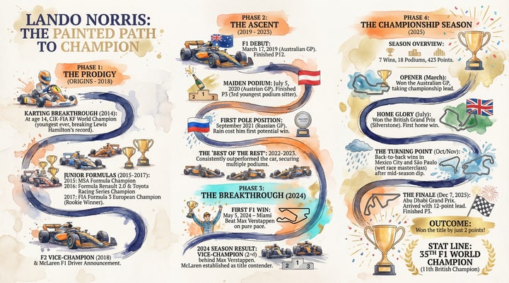Lando Norris: The F1 World Championship Timeline